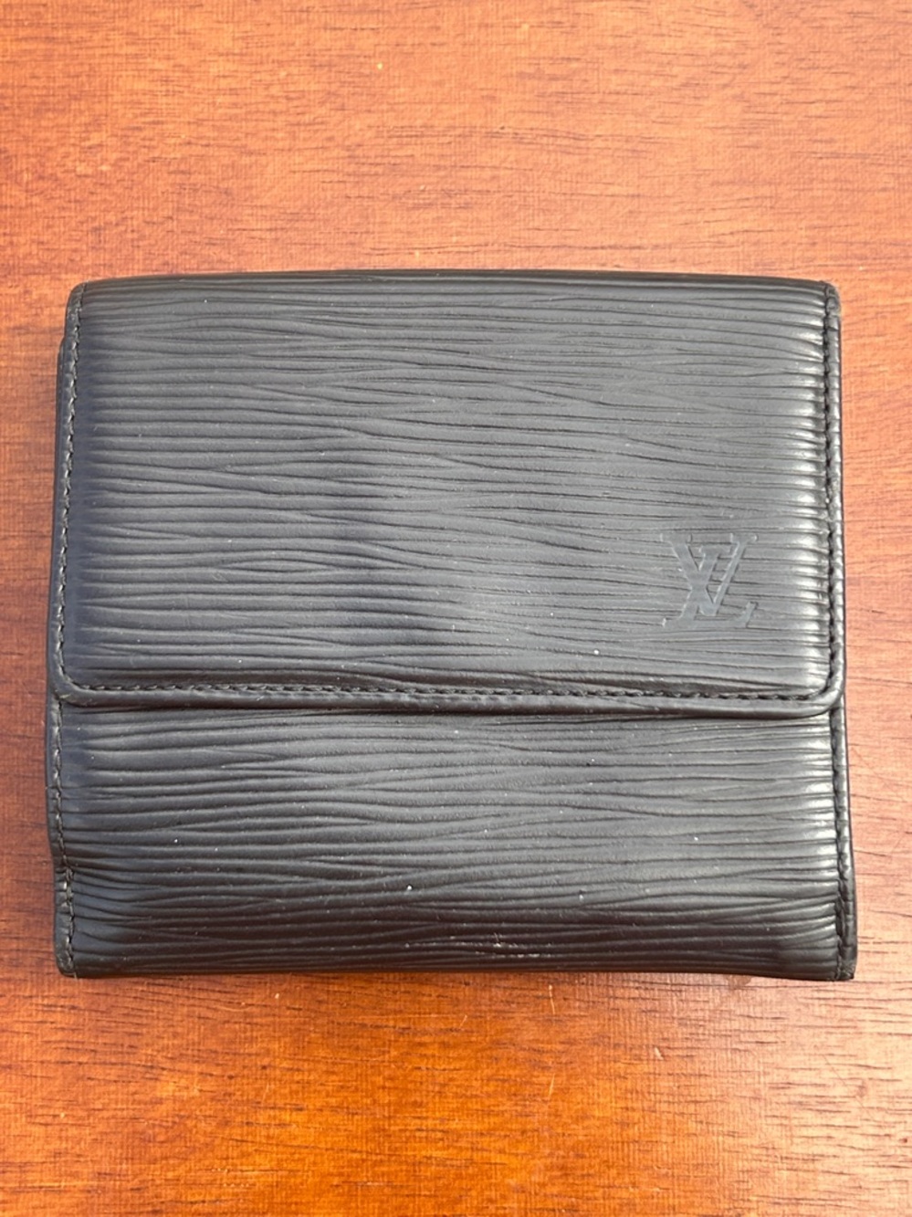 Louis Vuitton Epi bifold wallet, black